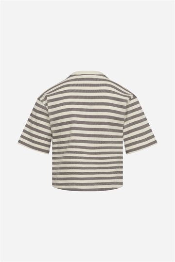 Sofie Schnoor Stripe T-shirt - Stålgrå